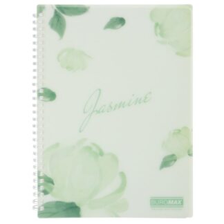 Блокнот В5/80арк. "BuroMAX" /BM.2586-38/ #, пласт.обкл., ARABESKI м'ятний (1/36)