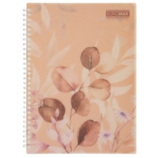 Блокнот В5/80арк. "BuroMAX" /BM.2586-46/ #, пласт.обкл., ARABESKI персиковий (1/36)