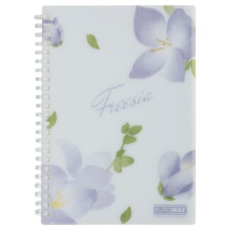 Блокнот А5/80арк. "BuroMAX" /BM.2587-26/ #, пласт.обкл., ARABESKI бузковий (1/48)