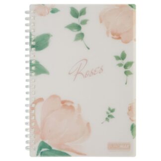 Блокнот А5/80арк. "BuroMAX" /BM.2587-27/ #, пласт.обкл., ARABESKI кораловий (1/48)