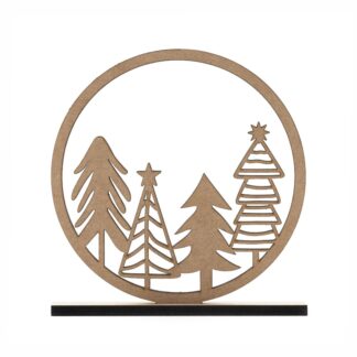 Заготовка "Rosa Talent" "Ялинки" /189/ на підставці ХДФ, 15х2x15,5см