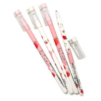 Ручка "Пиши-стирай" "JO" "Полуниця" /1811-2-QX/ синя mix (12)