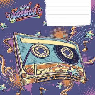 Зошит уч. "Genius" 24арк.== /3205L/ "Cool sound" виб.УФ-лак (нейт) (25/200)