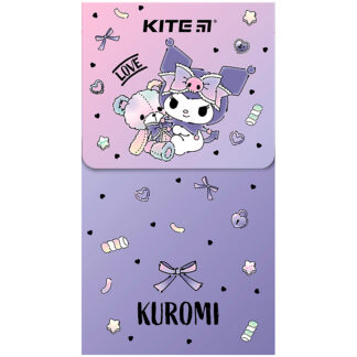 Блокнот 80х145мм/60арк. "Kite" /HK24-092-2/ на магніті, # Kuromi Куромі