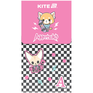 Блокнот 80х145мм/60арк. "Kite" /AR24-092/ на магніті, # Aggretsuko