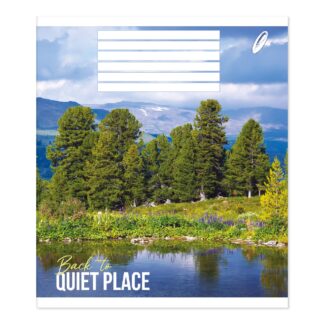 Зошит уч. "Пір'ячко" 48арк.# /ТВ-314/  №0372 Тихе мiсце офсетний папір 50-53 г/м2 (15/180)