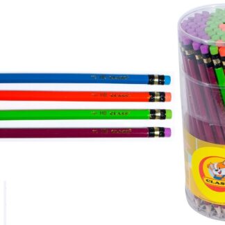 Олівець пр. "CLASS" /119/ "Neon" HB з гумкою (100шт/туб) (100/400)