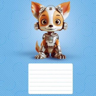 Зошит уч. "Star" 12арк. == /3331L/ "Robot animals" ВД-лак (нейт) (30/360)