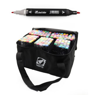 Скетч Маркер двосторонній "JO" /40449ST/ 168кол.кругл/скош након. в сумці, термоусад. плівка (1/4)