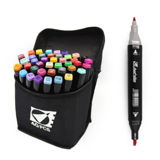 Скетч Маркер двосторонній "JO" /40658ST/ 40кол.кругл/скош након. в сумці (1/12)