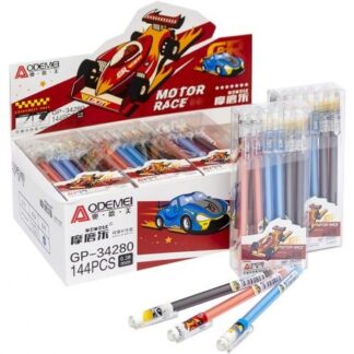 Ручка "Пиши-стирай" "AODEMEI" /34280/ "Race" 0,38мм, синя (12/144/2304)