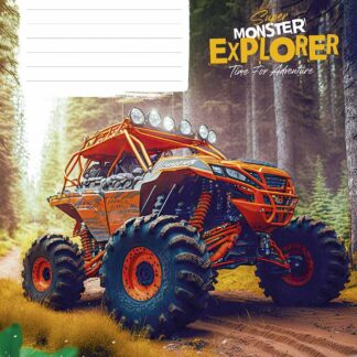 Зошит уч. "Star" 12арк.== /3293L/ "Super Monster" ВД-лак (хлопчик) (30/360)