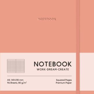 Блокнот А5/96 арк. "Школярик" /A5-7111KCoral/ # обкл.поліуретан, білий блок, 80г/м2 "Coral" (1/12)