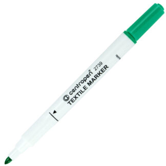 Маркер по текстилю "Centropen" /2739/04/ зелений (10)