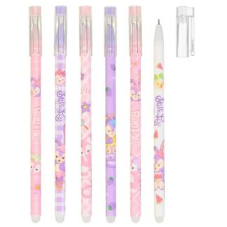 Ручка "Пиши-стирай" "JO"/1858/ "Stella you", 0,5мм, синя mix (12/144/1728)