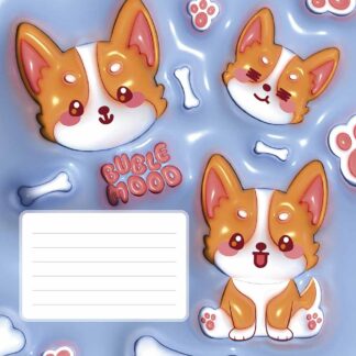 Зошит уч. "Школярик" 12арк.// /3544C/   ВД-лак (дівчинка) (30/300)