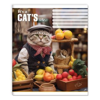 Зошит уч. "Бріск" 60арк.== /ТВ-15/ №2506 "Котяче життя" (15/180)