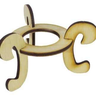 Заготовка "Великдень Підставка Кругла на 3-х ніжк.на 1яйце " /AS-4211, В-0346/ ФАН 8*5см Атлас