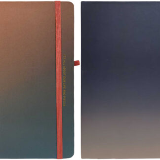 Блокнот А5/80арк. /5703-1/ # на гумці шкірзам "Глянцевий", мікс (1/16)