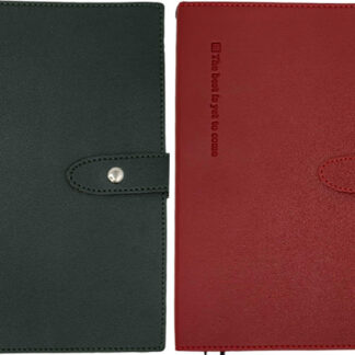 Блокнот А5/100арк. /25-002/  # на кнопці шкір/зам ,80г/м2 (1/50)