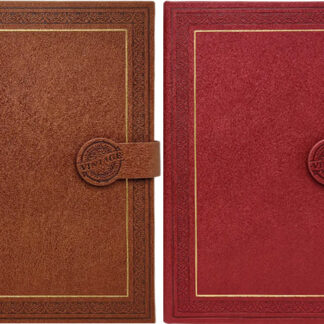 Блокнот А5/100арк. /25-105/ # на магніті шкір/зам "Vіntage" зол.край 80г/м2 (1/12)