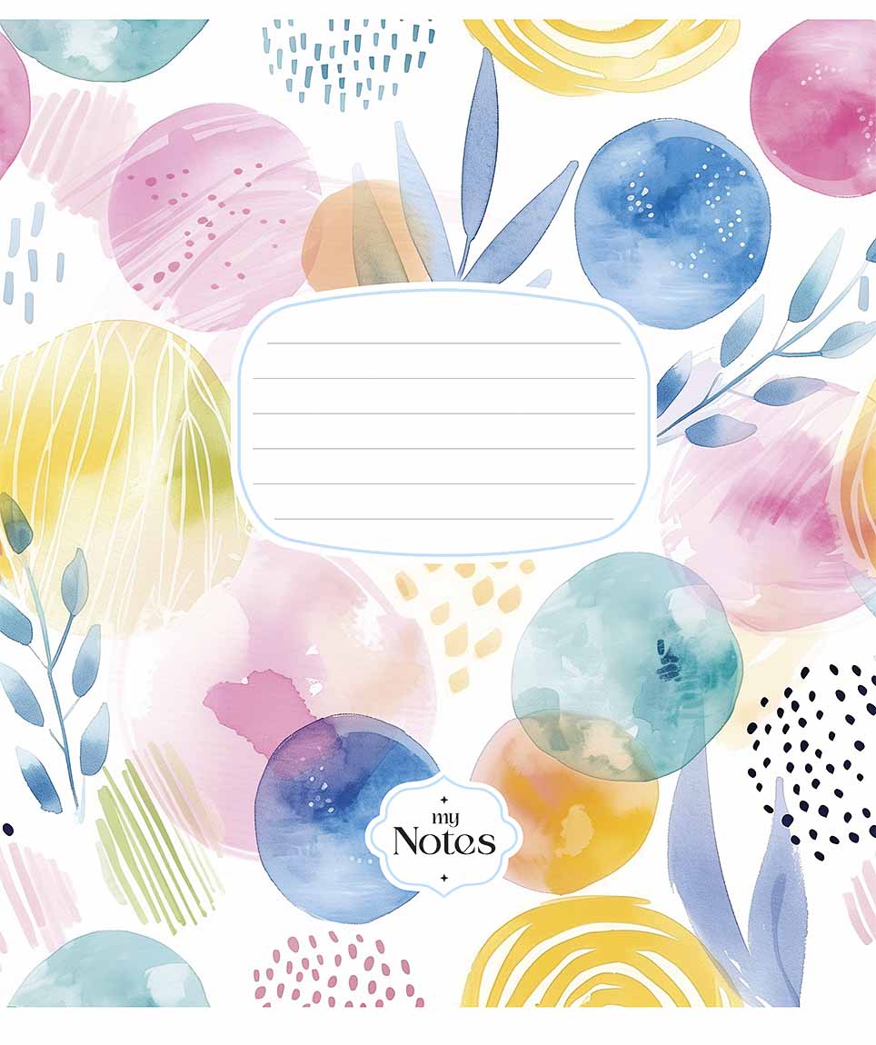 Зошит уч. "Genius" 24арк. == /3498L/ "My notes " виб.УФ-лак (дівчинка) (25/200)