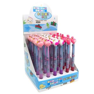 Ручка кулькова /8063-F/ "Фламінго" 3-х кол. (36)