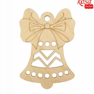 Заготовка "Rosa Talent" "Дзвоник святковий-4" /272/ 4шт, фанера, 8*11,5см