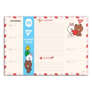 Планінг 30*21см "Yes" /252177/ "Line Friends", 52 арк. (5/50)