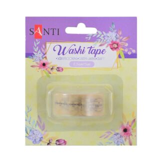 Скотч декоративний "SANTI" /742196/ "Happiness" 1,5см*5м (1/50/500)