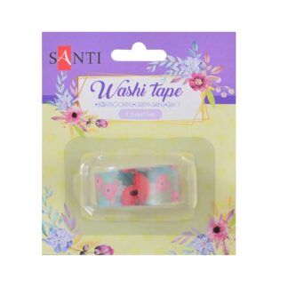 Скотч декоративний "SANTI" /742204/ "Summer" 1,5см*5м (1/50/500)