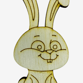 Заготовка "Зайка №11 просто стоїть" /AS-4585/ Фанера, 8*4см, Атлас