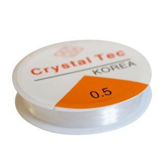 Волосінь-гумка прозора "WB" /1953/ 0,5мм, 11,88 м, 10 шт/уп (ціна за 10шт) (1/150)