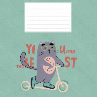 Зошит уч. "Школярик" 18арк.# /3212K/ "Cute copybook" виб.УФ-лак (нейт) (25/250)