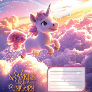 Зошит уч. "1B" 12арк.== /768128/ "Unicorn Єдиноріг" (25/500)