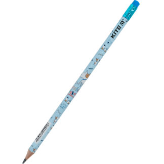 Олівець графітний "Kite" /K24-056-1/ з гумкою "Dog" (36/432/3456)