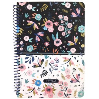 Блокнот А5/80 "Bourgeois" /N9587/ Тв.обкл., мат.лам., спіраль, вн.блок 60г, # (1/60)