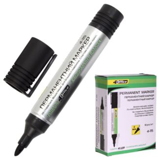 Маркер "4OFFICE" /4-115/ перманент., 1-3 мм ЧОРНИЙ (10/240/720)