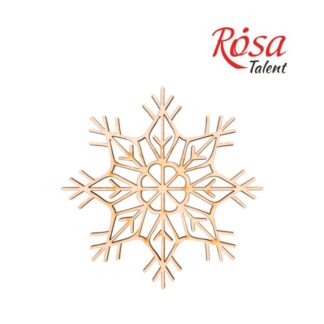 Заготовка "Rosa Talent" "Сніжинка 4" /192/ 4шт, фанера, 10см