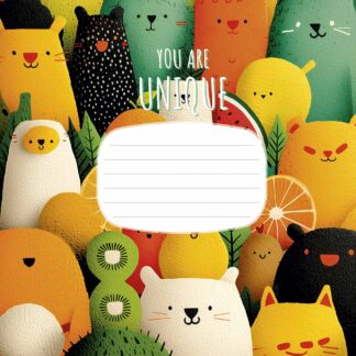 Зошит уч. "Genius" 12арк. # /3581K/ "You are unique" виб.УФ-лак (30/300)