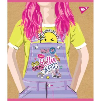 Зошит уч. "YES" 24арк.== /765109/ "Girls" крафт, білила (10/160)