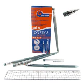 Ручка гелева "Winning" /WZ-573-12BLACK/ "Пір'ячко" чорна 0,5мм (12/288)