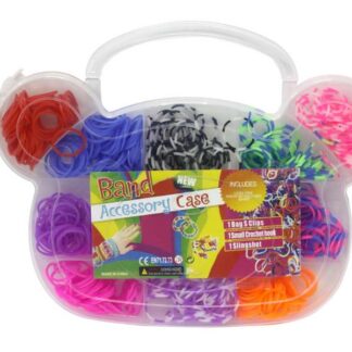 Набір для творчості "WB" /13943/ гумки для плетіння в коробці Ведмедик, 200 предм. (1/12)