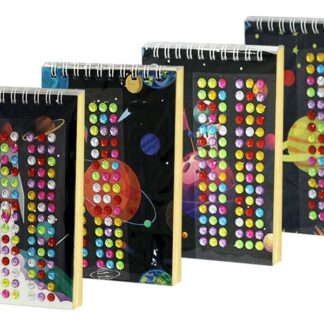 Блокнот для гравюр "WB" /10220/ "Планети" А6/10 арк. + стрази (1/12/576)