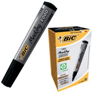 Маркер "BIC" 2000 09 ЕКО перманент /8209153/095/ чорний (12/384)