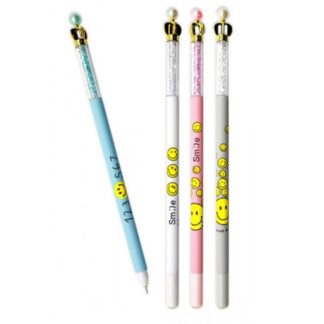Ручка "Пиши-стирай" "JO" "Smile" /317/ синя mix (12/144)