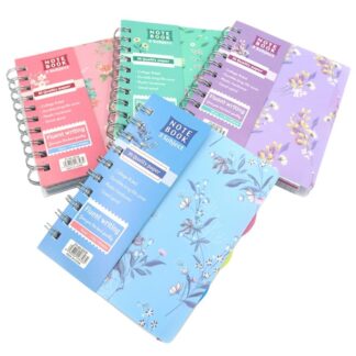 Блокнот А6/120арк "JO" /DSCN0747/  на спіралі "Квіти" #