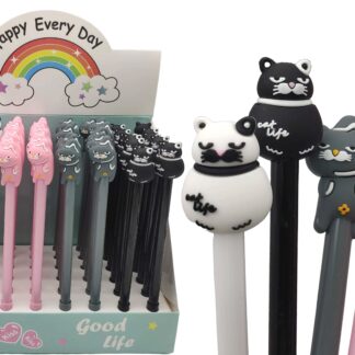 Ручка кулькова /73-C/ "Котик" (48/864)