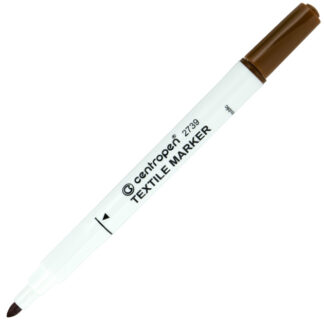 Маркер по текстилю "Centropen" /2739/07/ коричневий (10)