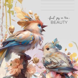 Зошит уч. "Школярик" 48арк.== /3268L/ "Beauty" ВД-лак (дівчинка) (10/100)